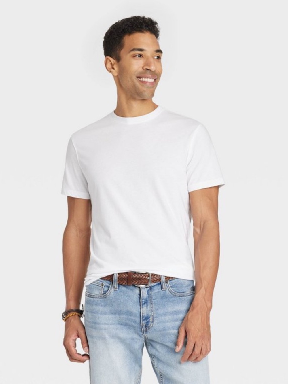 NWOT Good fellow & Co White Crew Neck Short Sleeve Tee